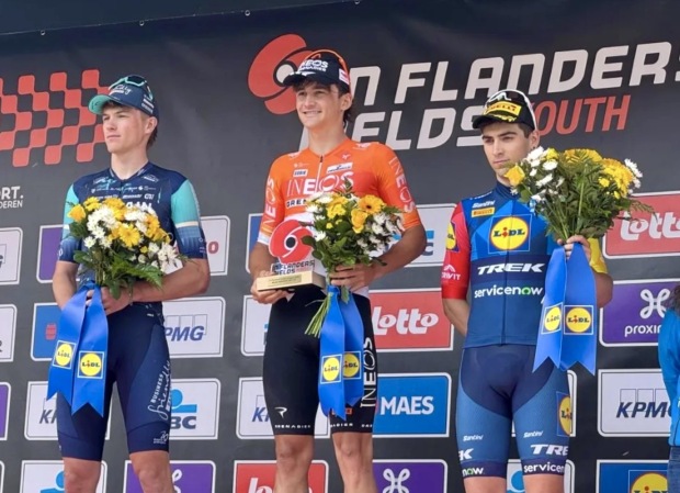 Dunwoody climbs podium in under-23 Belgium race